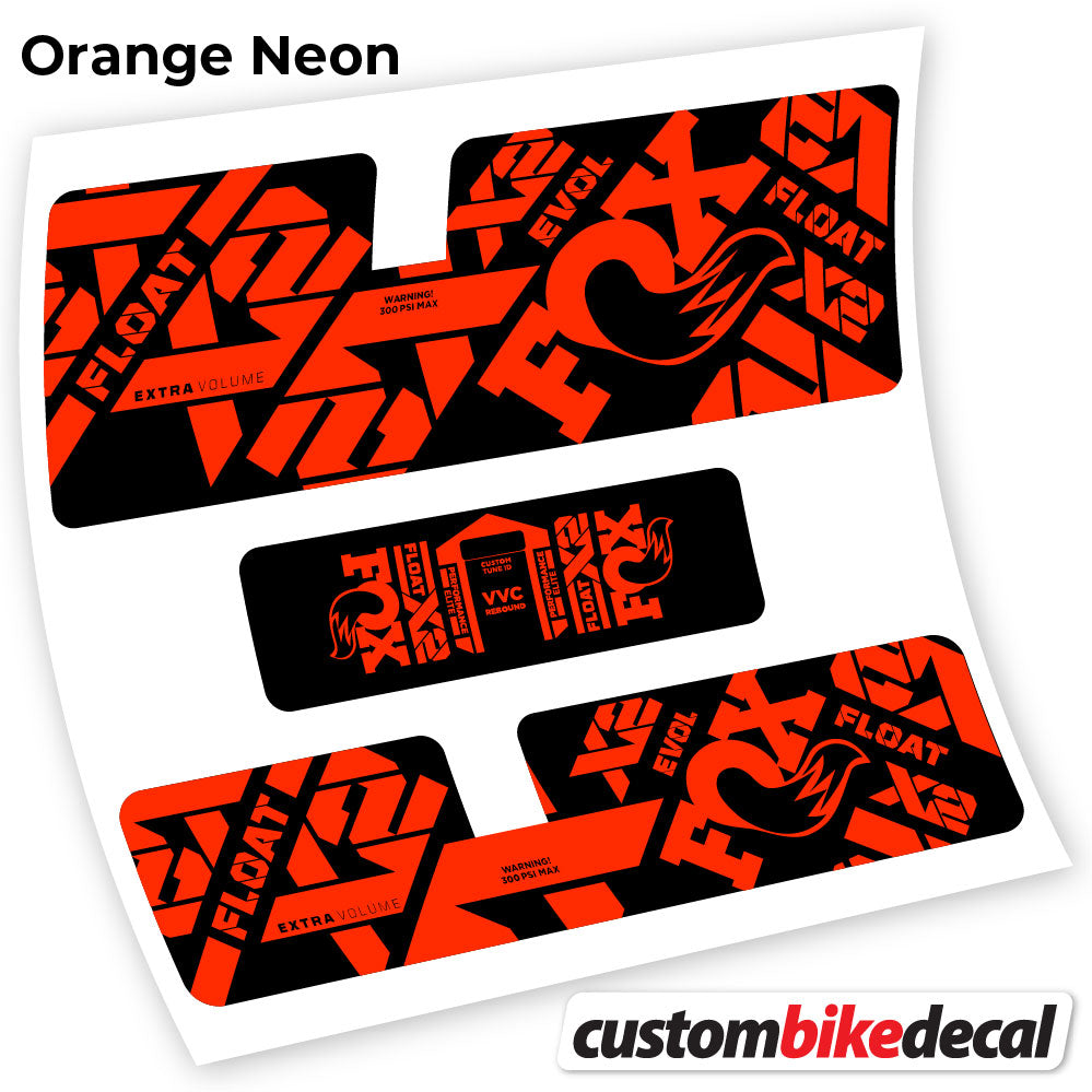 Decal, Fox X2 Performance Elite 2021, Rear Shox Sticker Vinyl