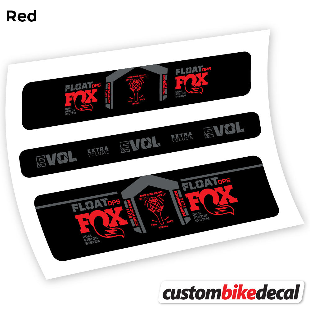Aufkleber, Fox DPS Elite 2021, Rear Shox Sticker Vinyl