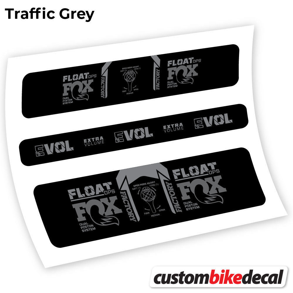 Aufkleber, Fox DPS Factory 2021, Rear Shox Sticker Vinyl