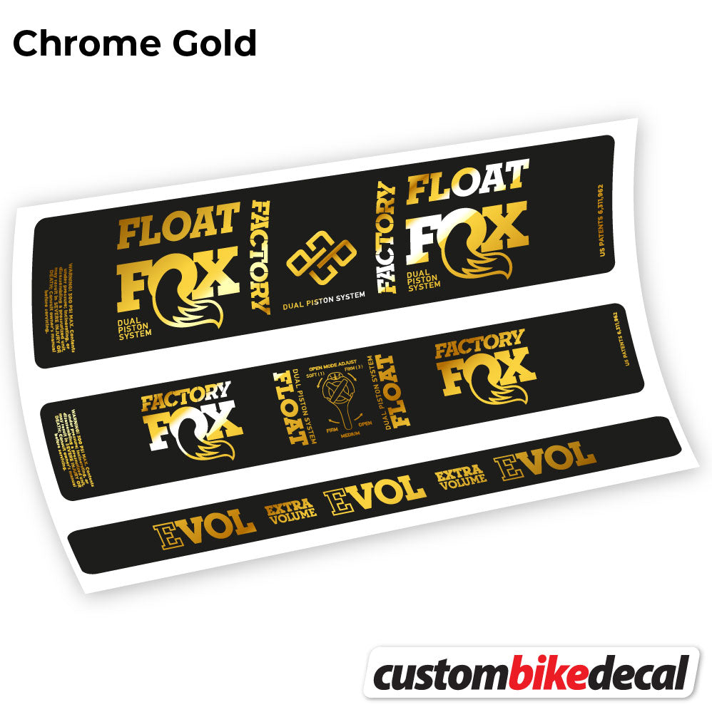 Aufkleber, Fox DPS Fabrik 2019, Rear Shox Sticker Vinyl