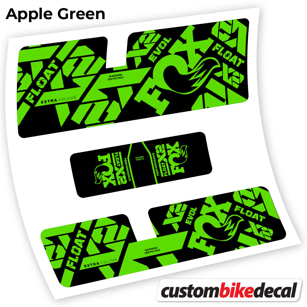 Aufkleber, Fox X2 Performance 2021, Rear Shox Sticker Vinyl