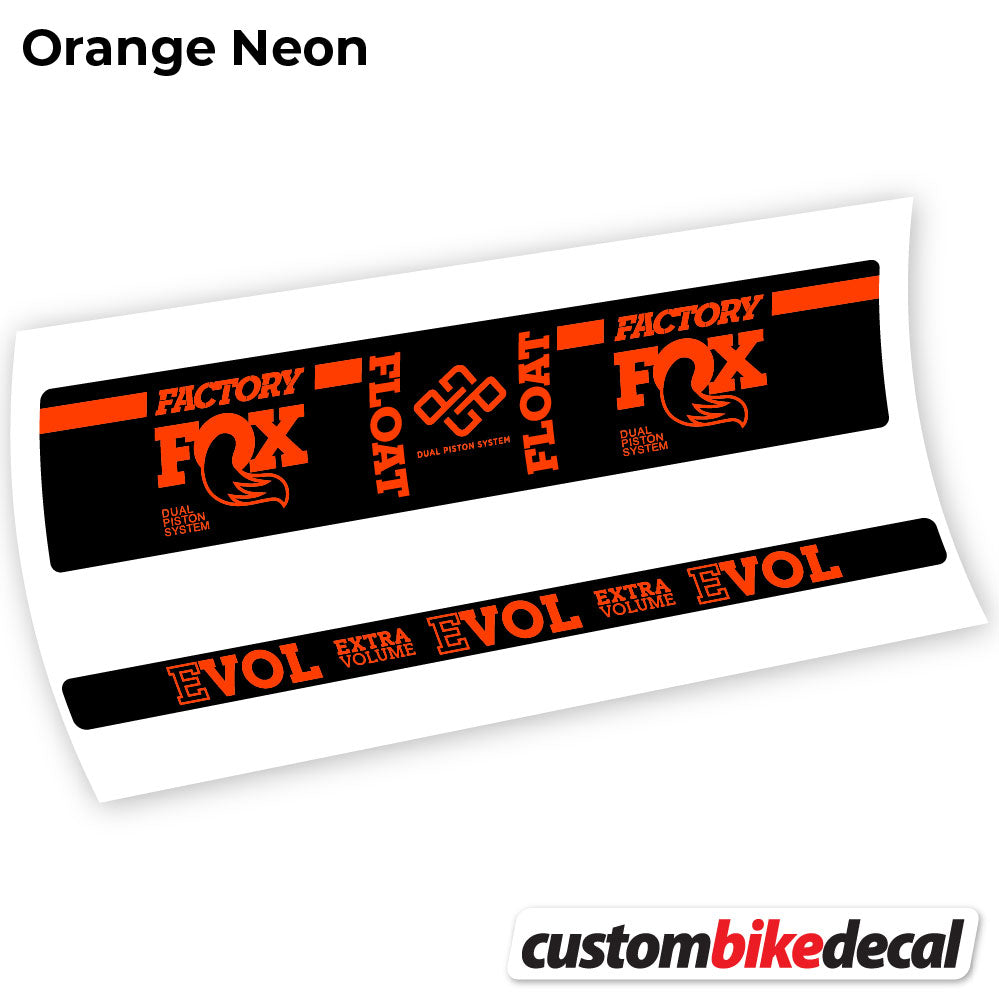 Decal, Fox Float Factory Float, Rear Shox Sticker Vinyl