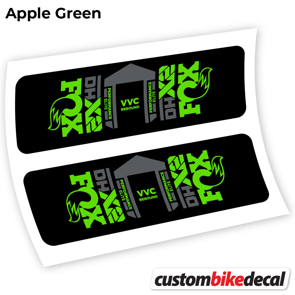 Aufkleber, Fox DHX2 Elite 2021, Rear Shox Sticker Vinyl