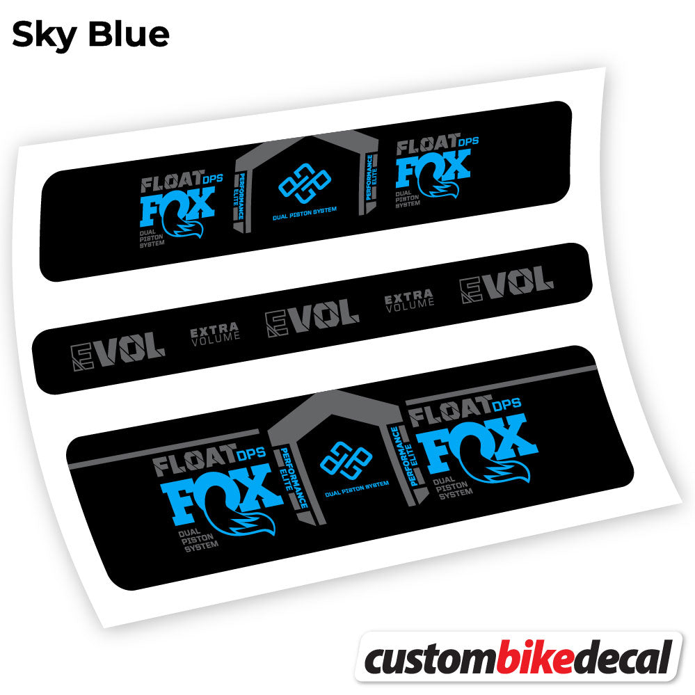 Aufkleber, Fox DPS Performance Elite 2021 Fernbedienung, Rear Shox Sticker Vinyl
