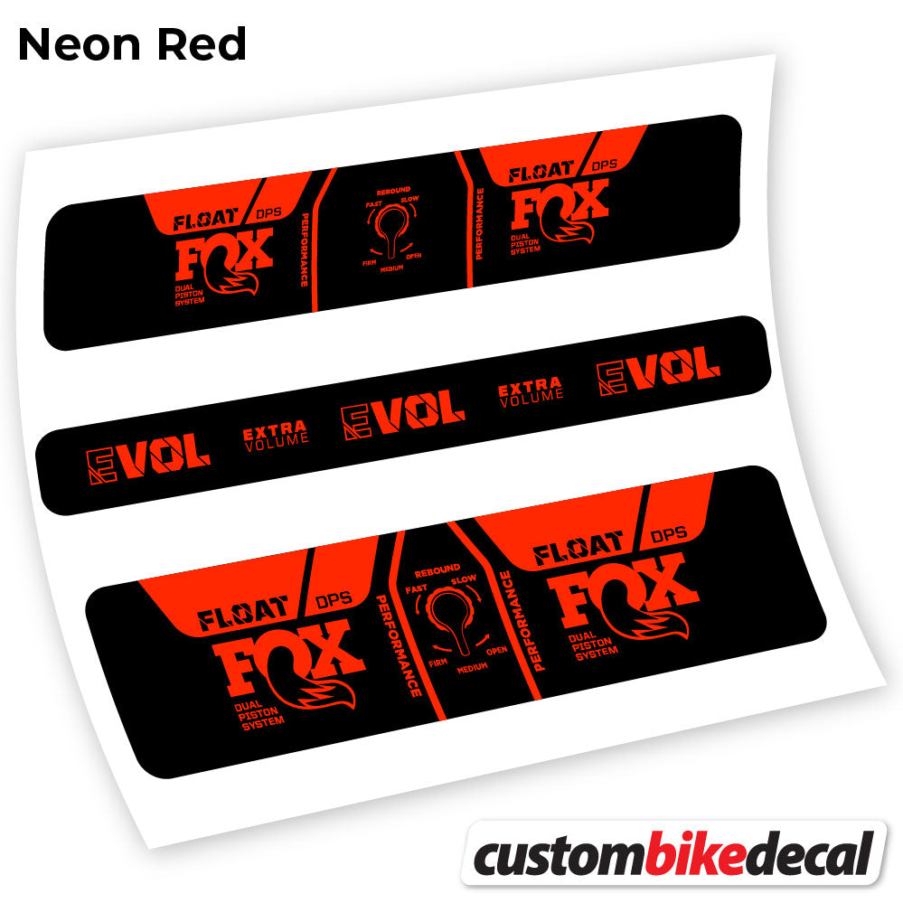 Aufkleber, Fox DPS Performance 2021, Rear Shox Sticker Vinyl