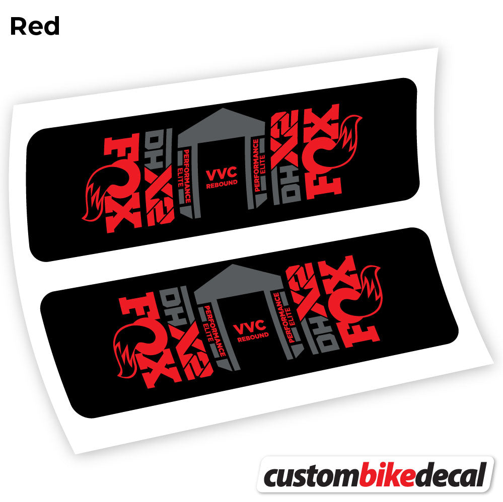 Aufkleber, Fox DHX2 Elite 2021, Rear Shox Sticker Vinyl