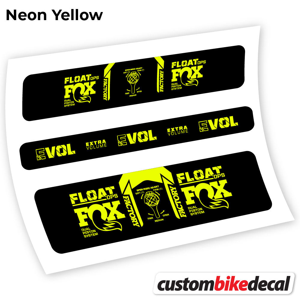 Aufkleber, Fox DPS Factory 2021, Rear Shox Sticker Vinyl