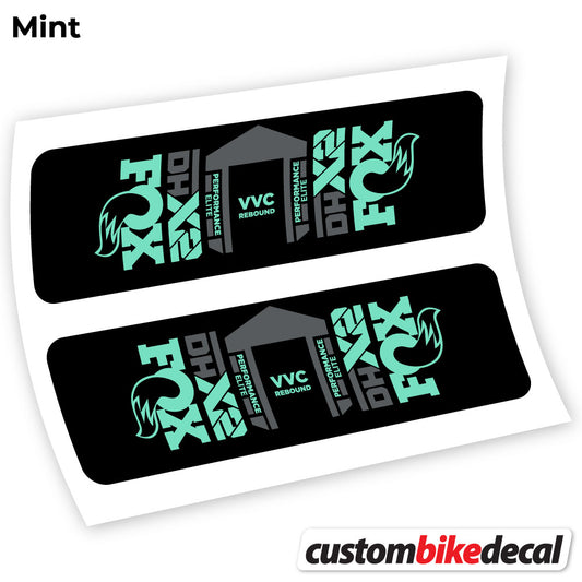 Aufkleber, Fox DHX2 Elite 2021, Rear Shox Sticker Vinyl