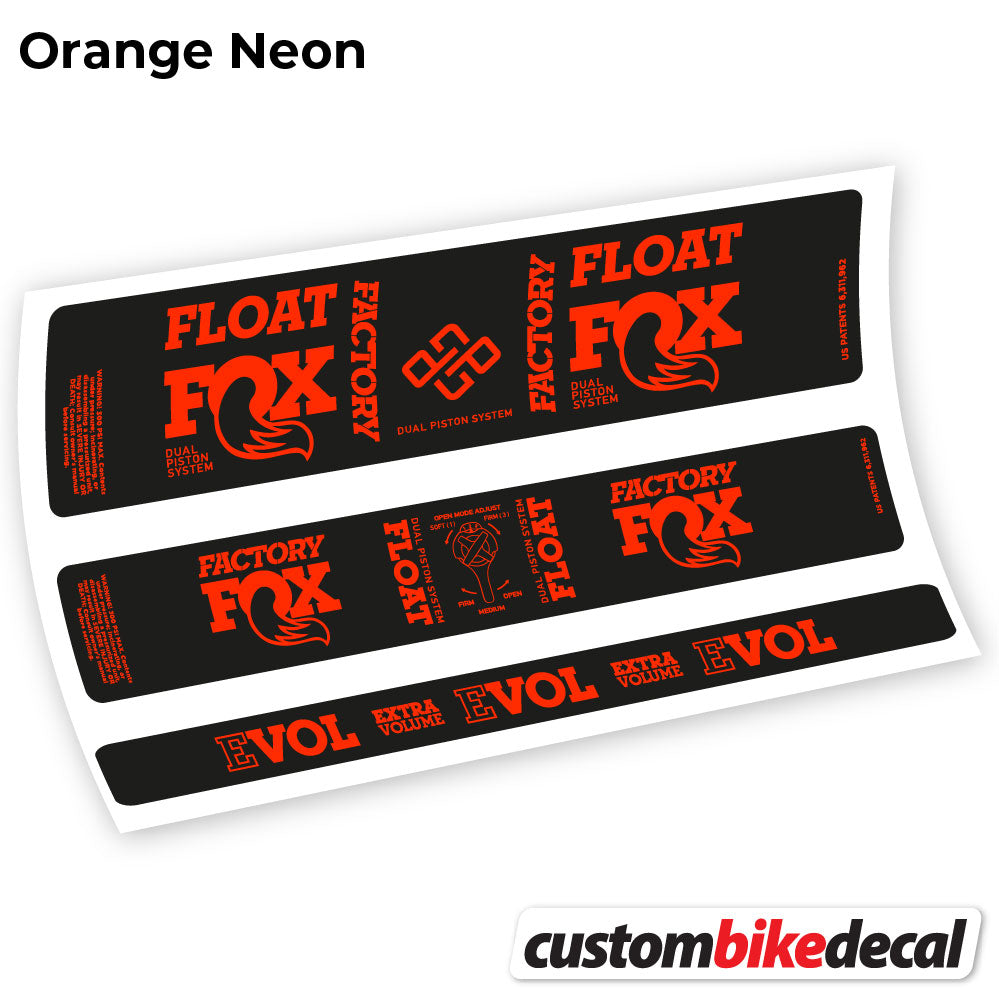 Aufkleber, Fox DPS Fabrik 2019, Rear Shox Sticker Vinyl