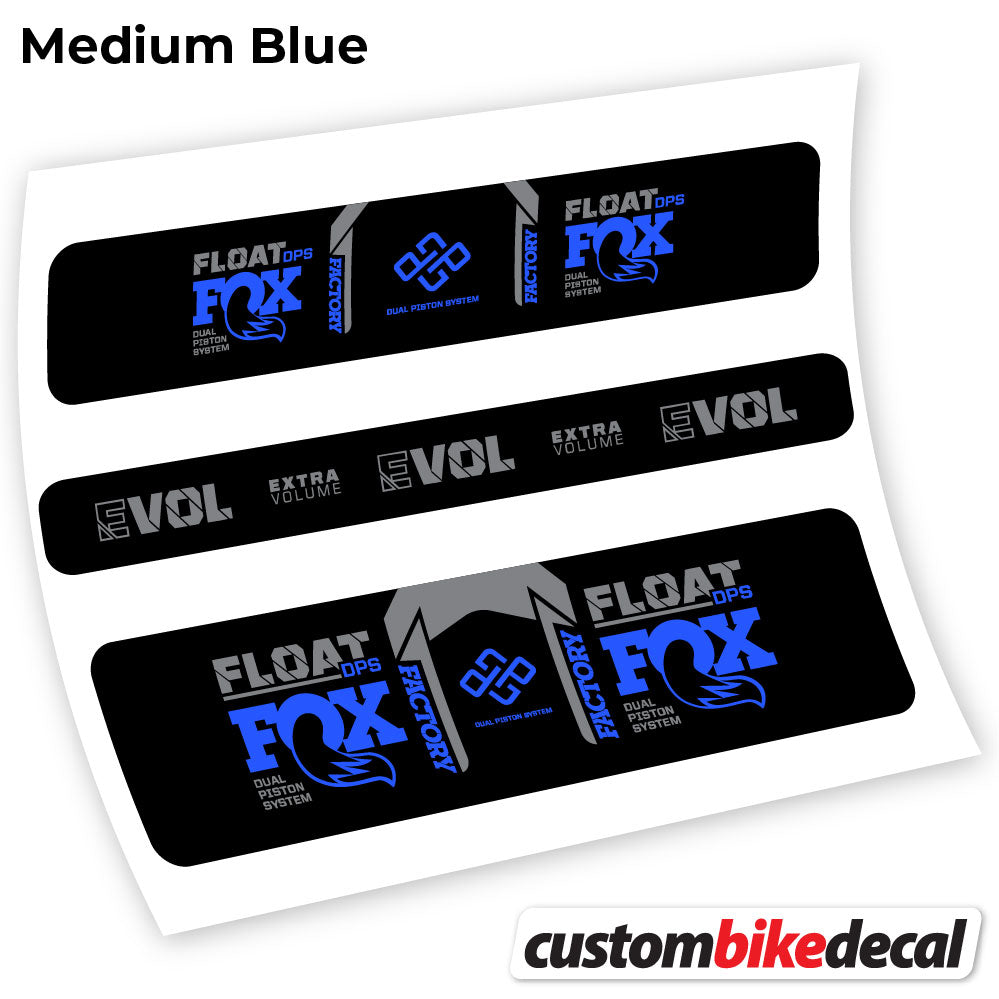 Aufkleber, Fox DPS Factory 2021 Fernbedienung, Rear Shox Sticker Vinyl