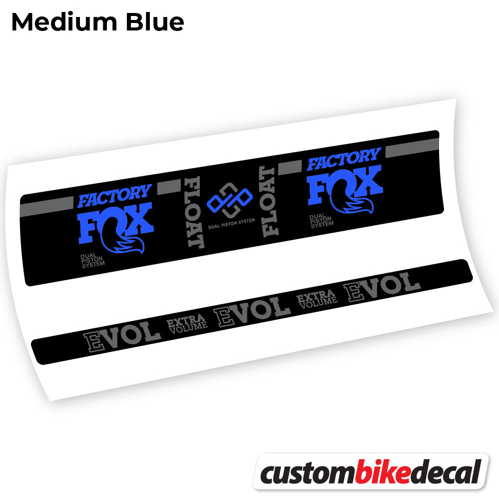 Decal, Fox Float Factory Float, Rear Shox Sticker Vinyl