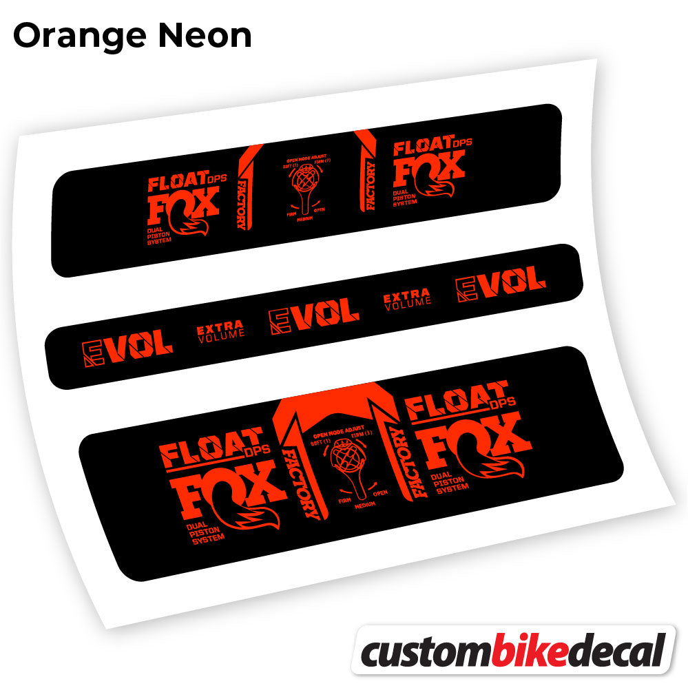 Aufkleber, Fox DPS Factory 2021, Rear Shox Sticker Vinyl