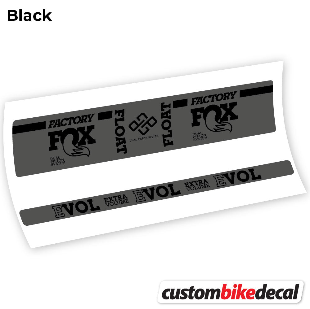 Decal, Fox Float Factory Float, Rear Shox Sticker Vinyl