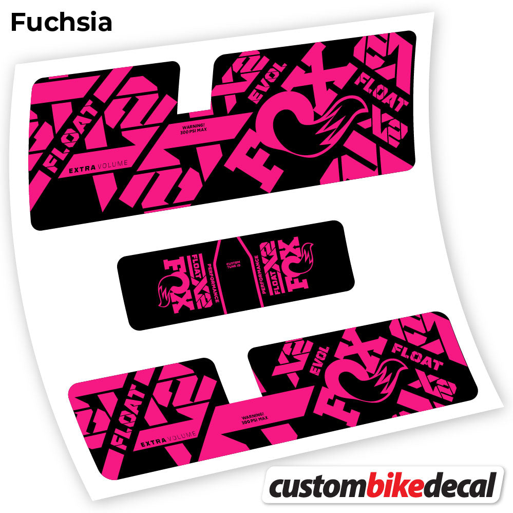 Aufkleber, Fox X2 Performance 2021, Rear Shox Sticker Vinyl