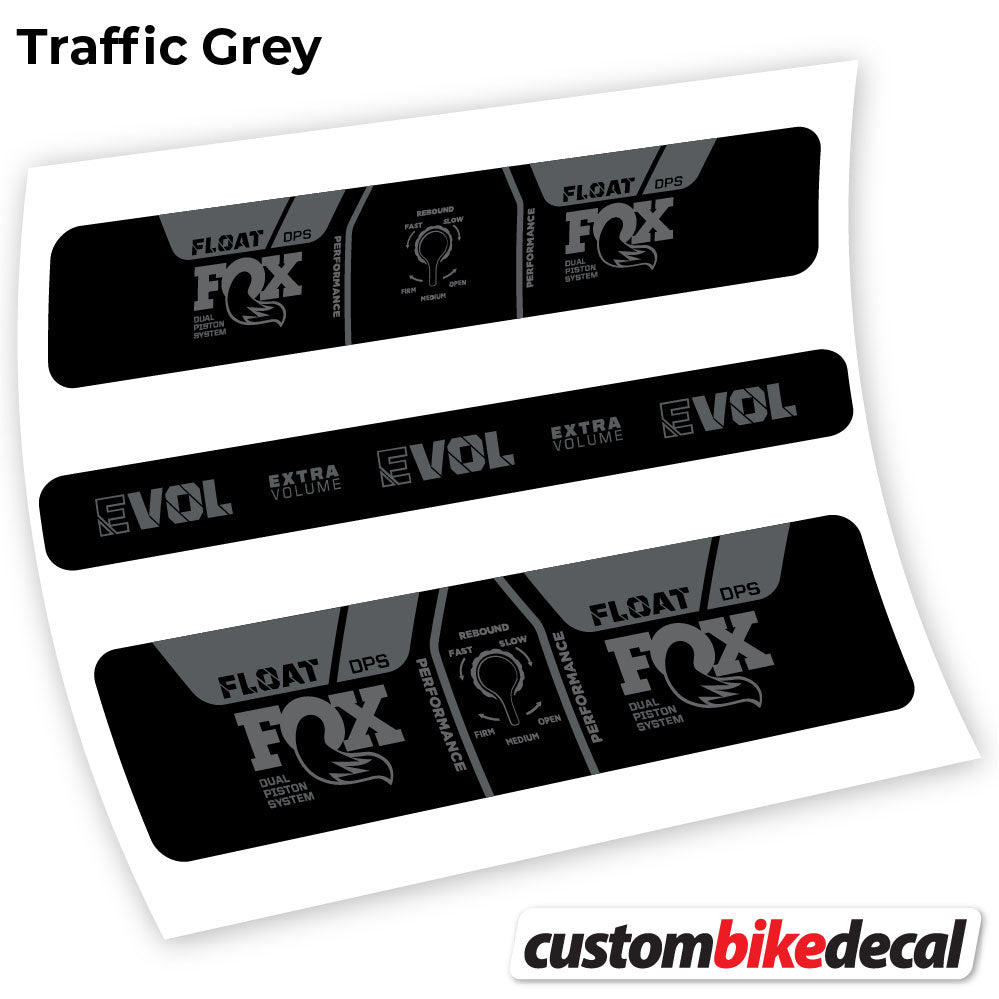 Aufkleber, Fox DPS Performance 2021, Rear Shox Sticker Vinyl