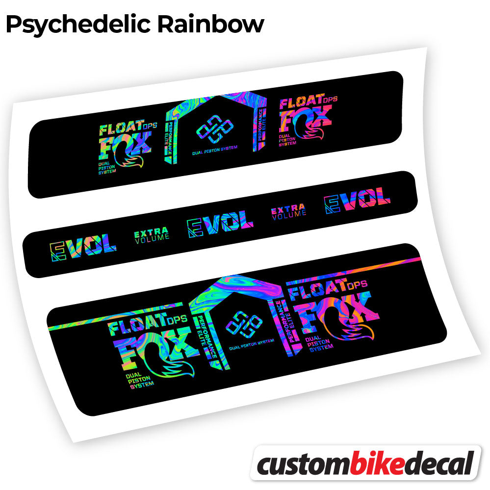 Aufkleber, Fox DPS Performance Elite 2021 Fernbedienung, Rear Shox Sticker Vinyl