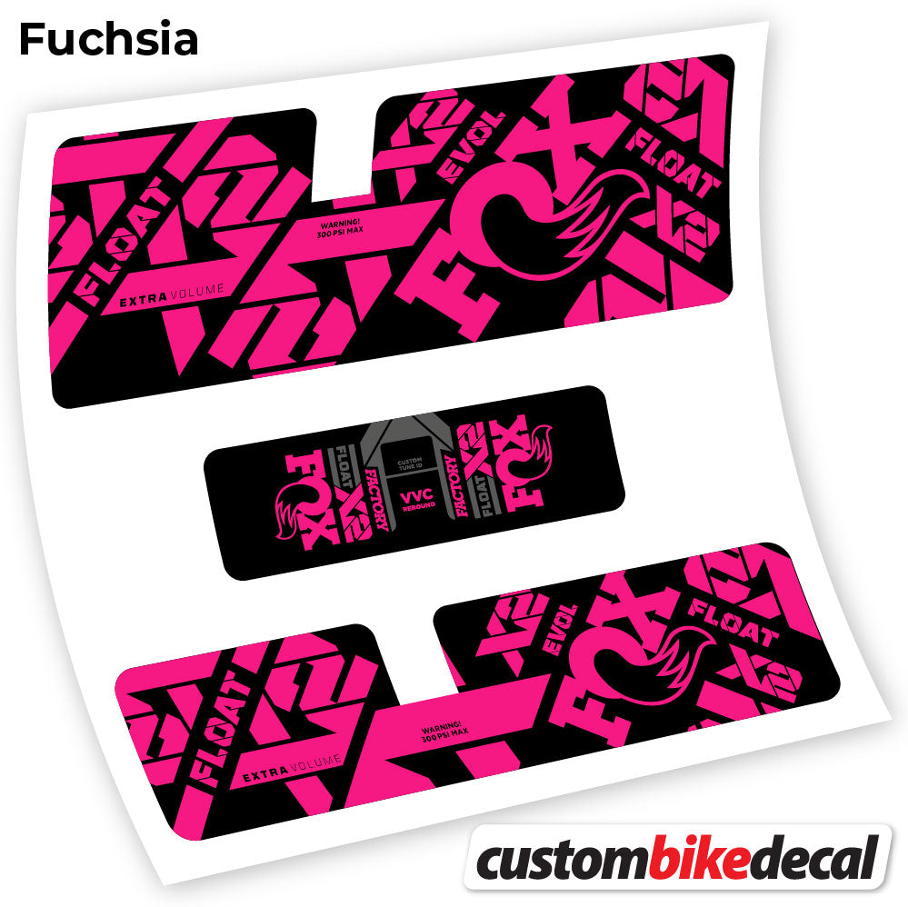 Aufkleber, Fox X2 Factory 2021, Rear Shox Sticker Vinyl