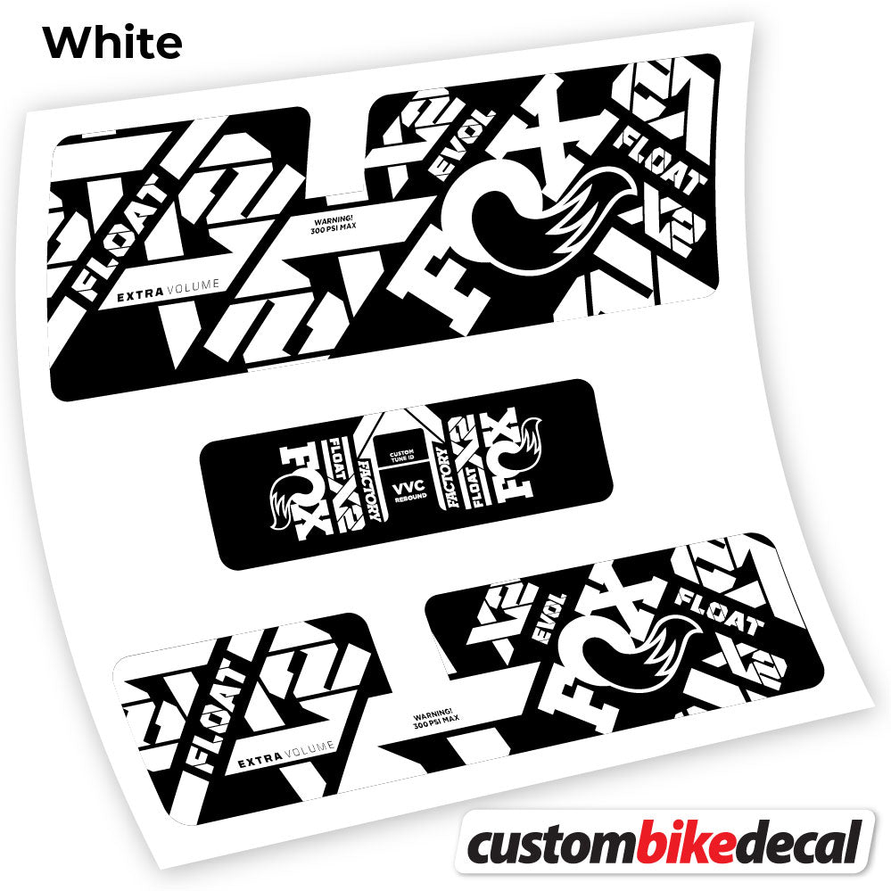 Aufkleber, Fox X2 Factory 2021, Rear Shox Sticker Vinyl
