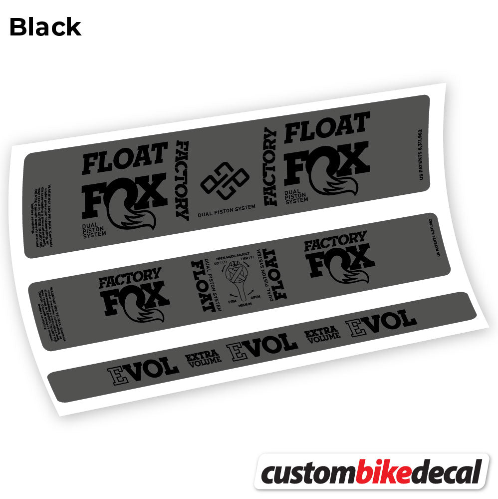 Aufkleber, Fox DPS Fabrik 2019, Rear Shox Sticker Vinyl