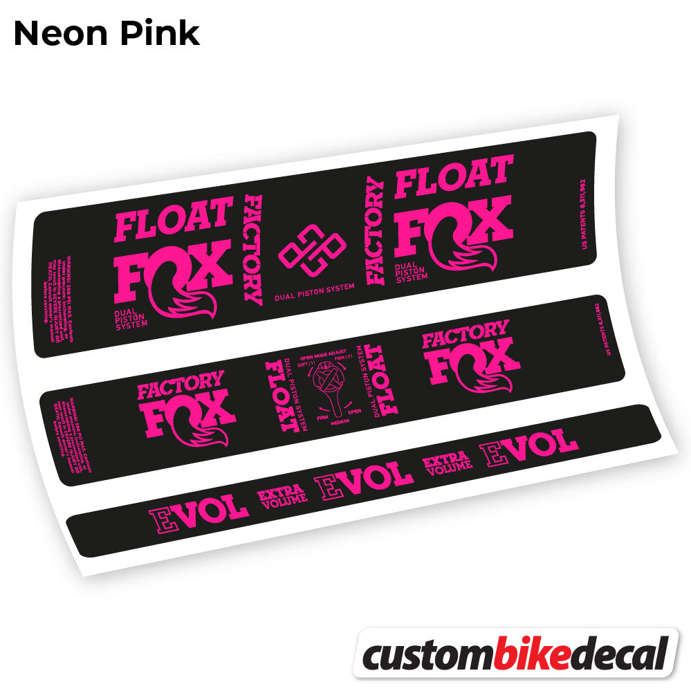 Aufkleber, Fox DPS Fabrik 2019, Rear Shox Sticker Vinyl