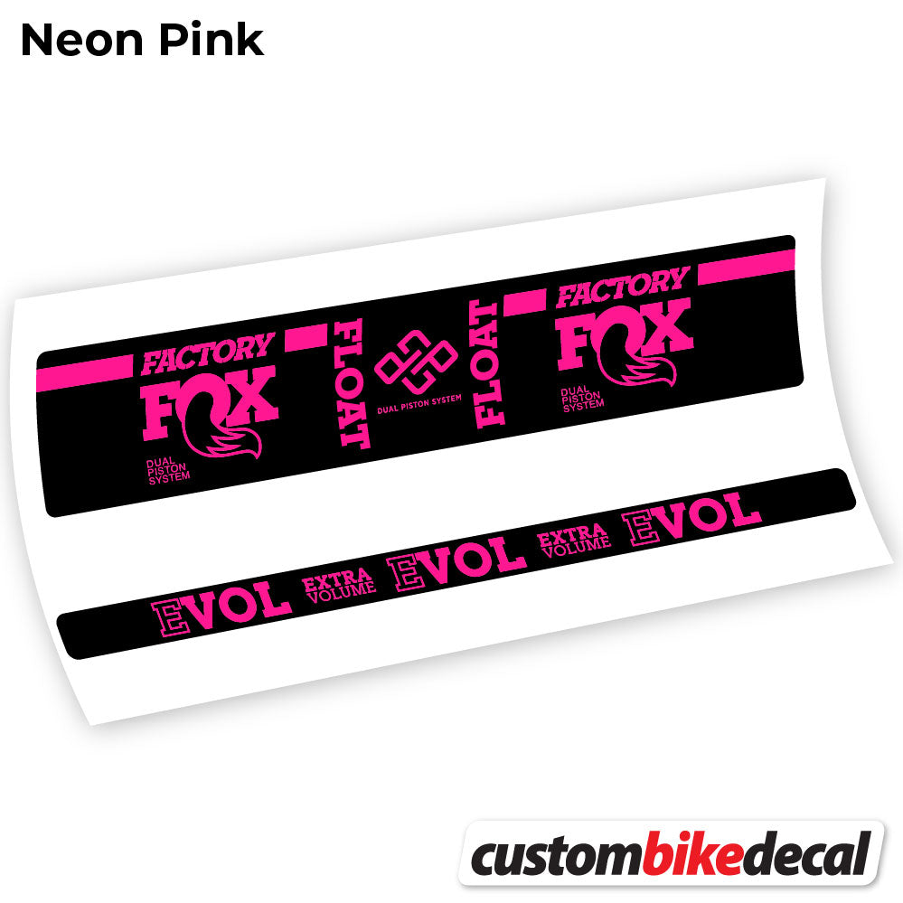 Decal, Fox Float Factory Float, Rear Shox Sticker Vinyl