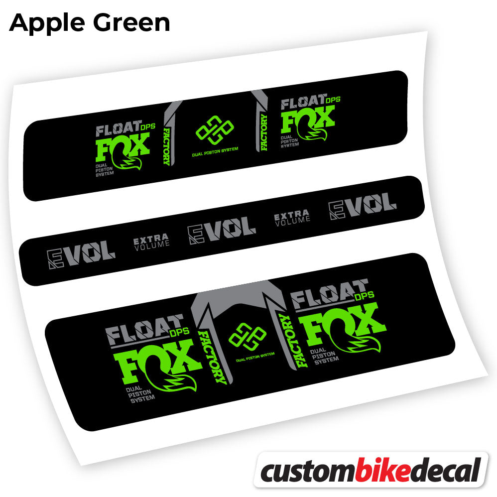 Aufkleber, Fox DPS Factory 2021 Fernbedienung, Rear Shox Sticker Vinyl