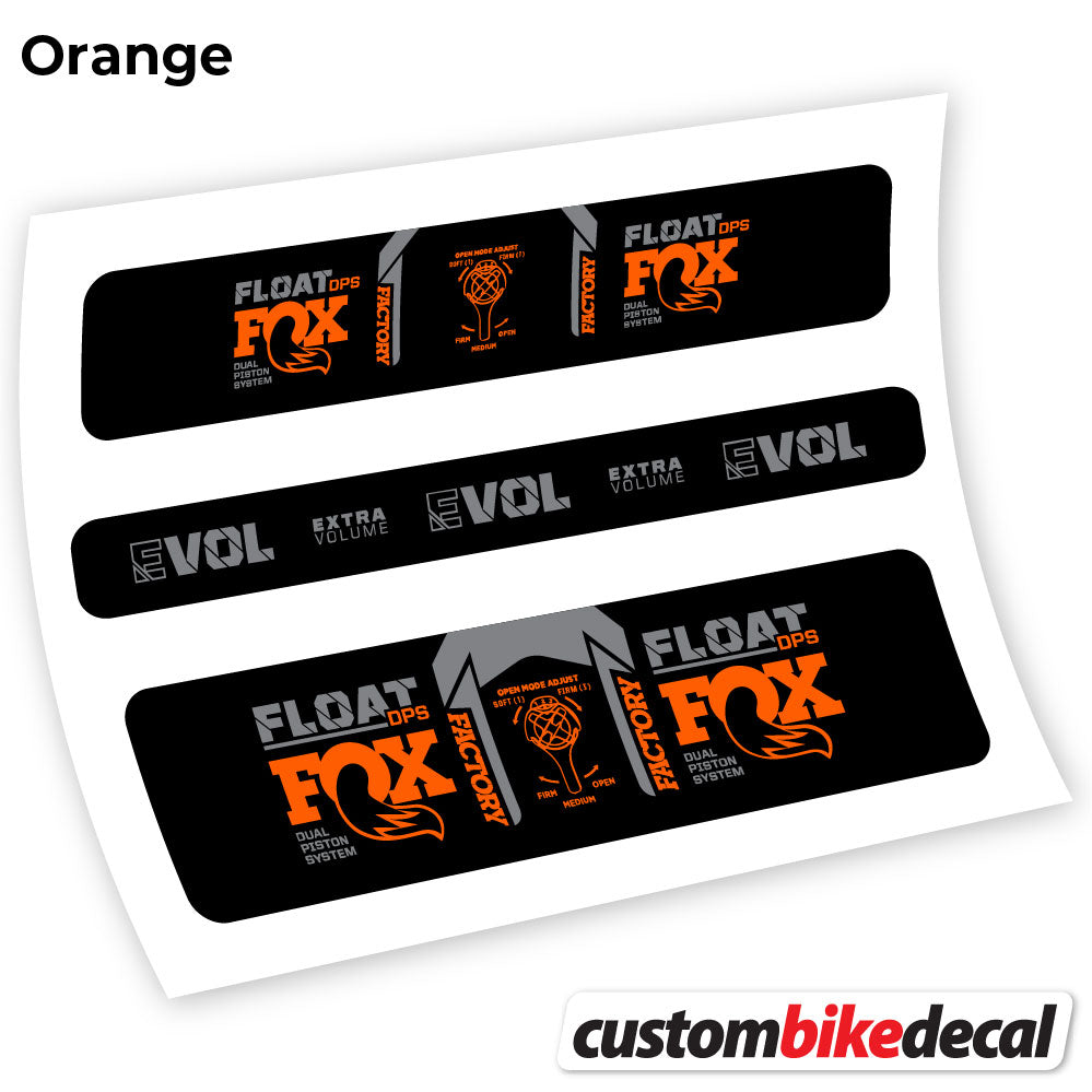 Aufkleber, Fox DPS Factory 2021, Rear Shox Sticker Vinyl