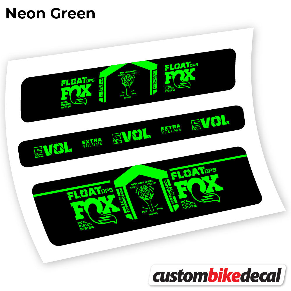 Aufkleber, Fox DPS Elite 2021, Rear Shox Sticker Vinyl