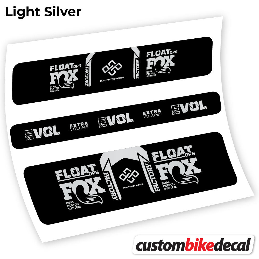 Aufkleber, Fox DPS Factory 2021 Fernbedienung, Rear Shox Sticker Vinyl