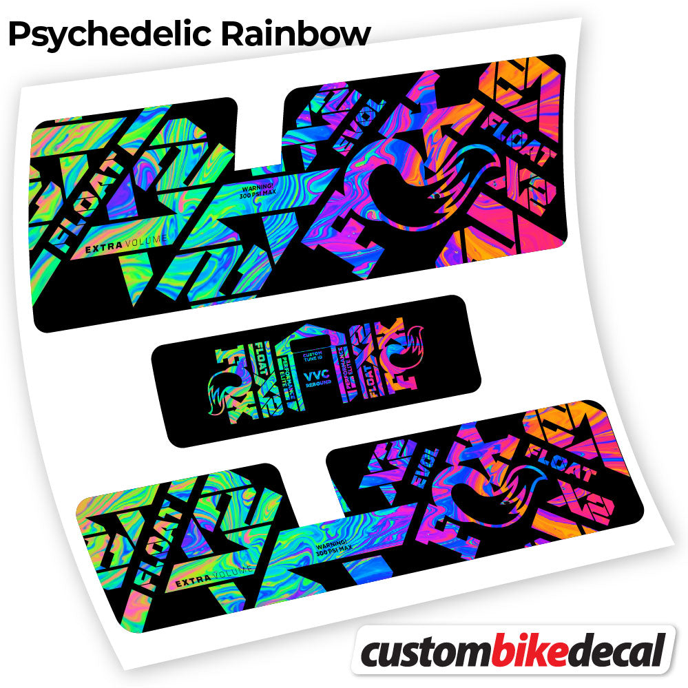 Decal, Fox X2 Performance Elite 2021, Rear Shox Sticker Vinyl