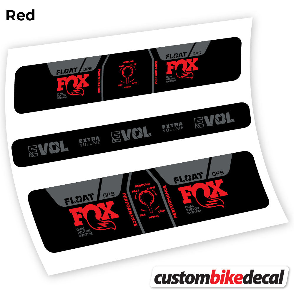 Aufkleber, Fox DPS Performance 2021, Rear Shox Sticker Vinyl
