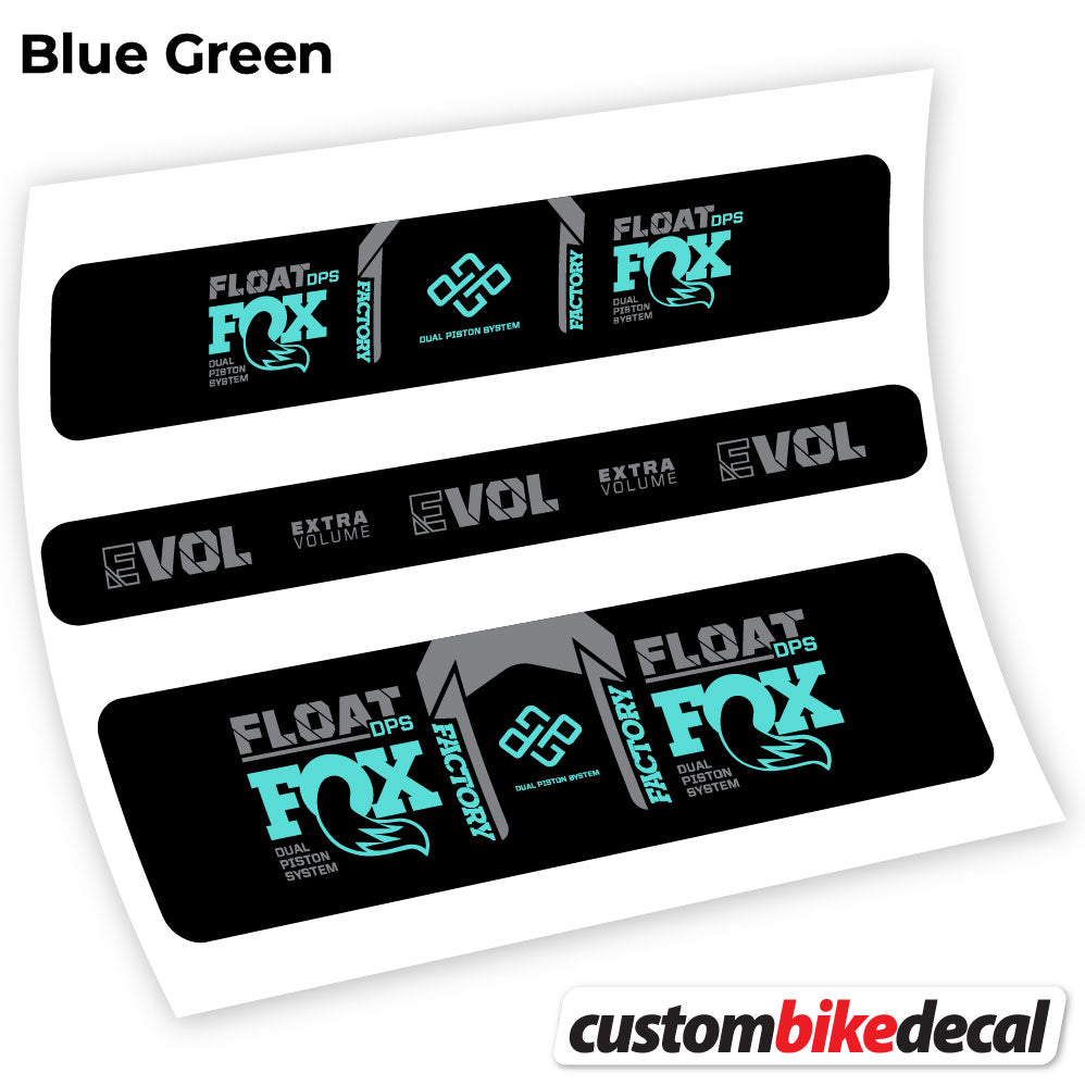 Aufkleber, Fox DPS Factory 2021 Fernbedienung, Rear Shox Sticker Vinyl