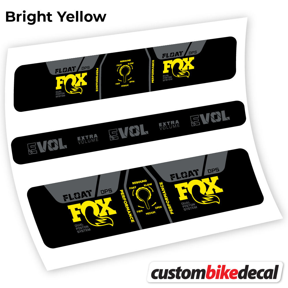 Aufkleber, Fox DPS Performance 2021, Rear Shox Sticker Vinyl