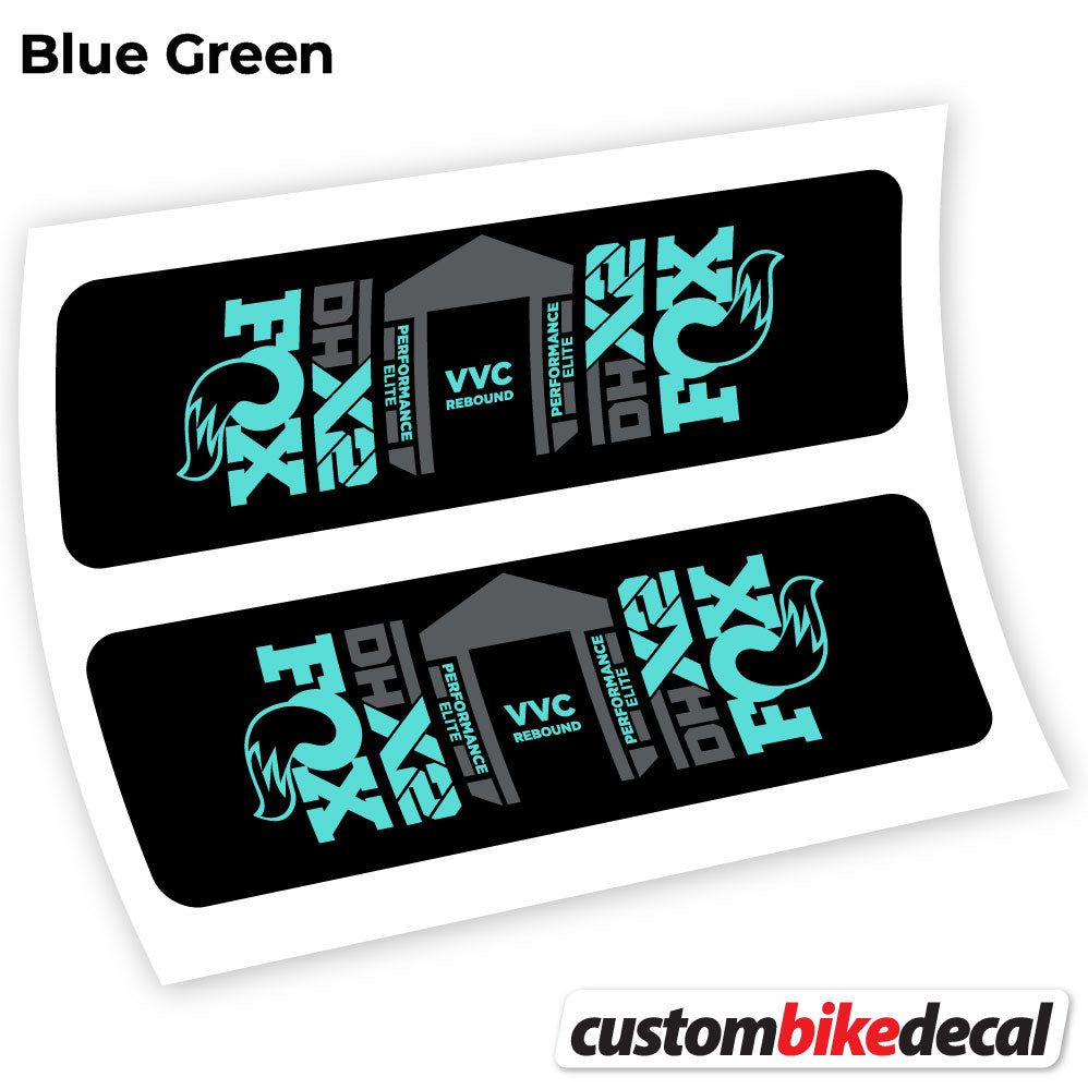 Aufkleber, Fox DHX2 Elite 2021, Rear Shox Sticker Vinyl
