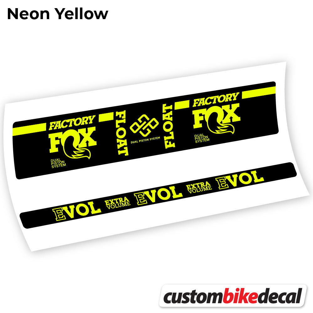 Decal, Fox Float Factory Float, Rear Shox Sticker Vinyl