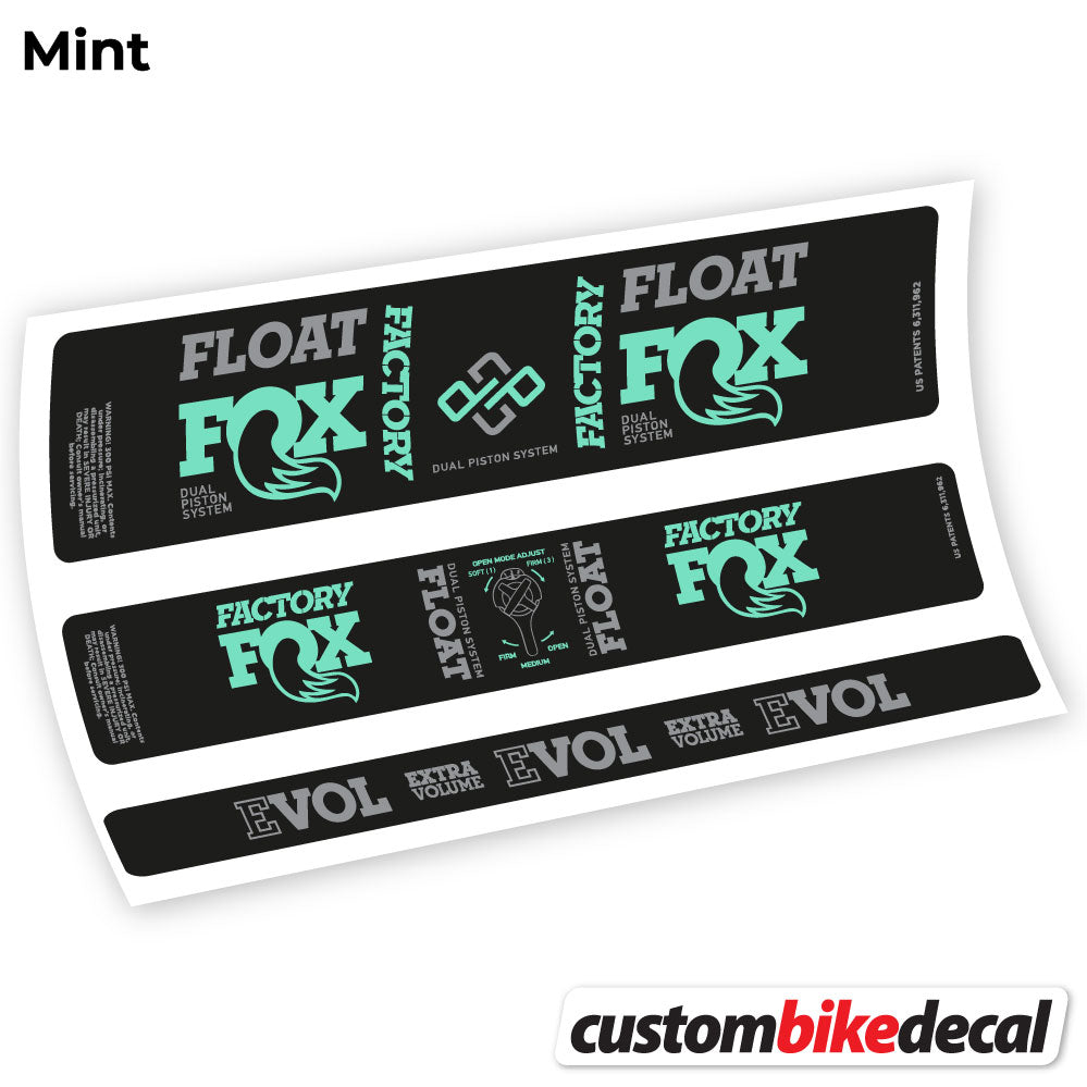 Aufkleber, Fox DPS Fabrik 2019, Rear Shox Sticker Vinyl
