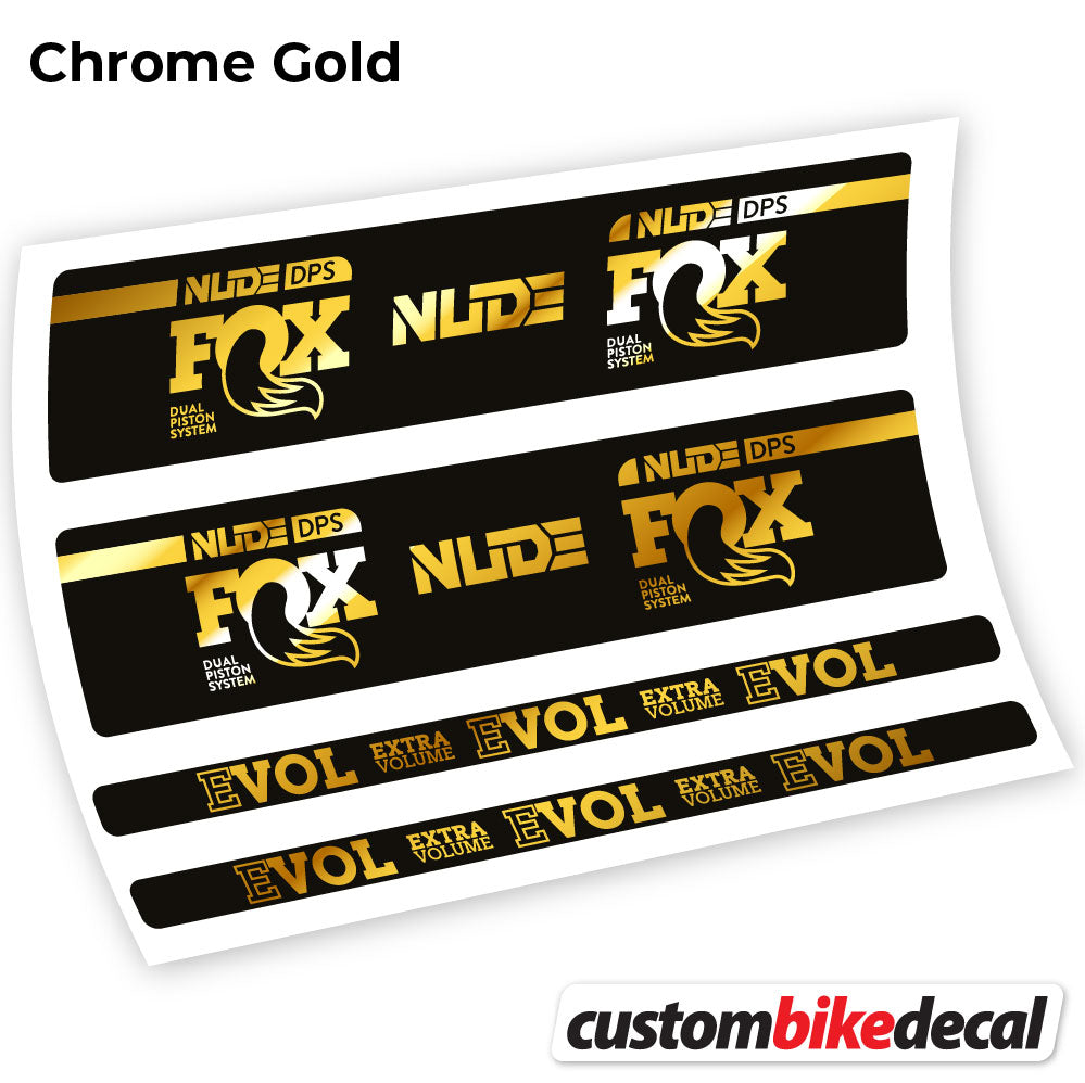 Aufkleber, Fox Nude DPS, Rear Shox Sticker Vinyl