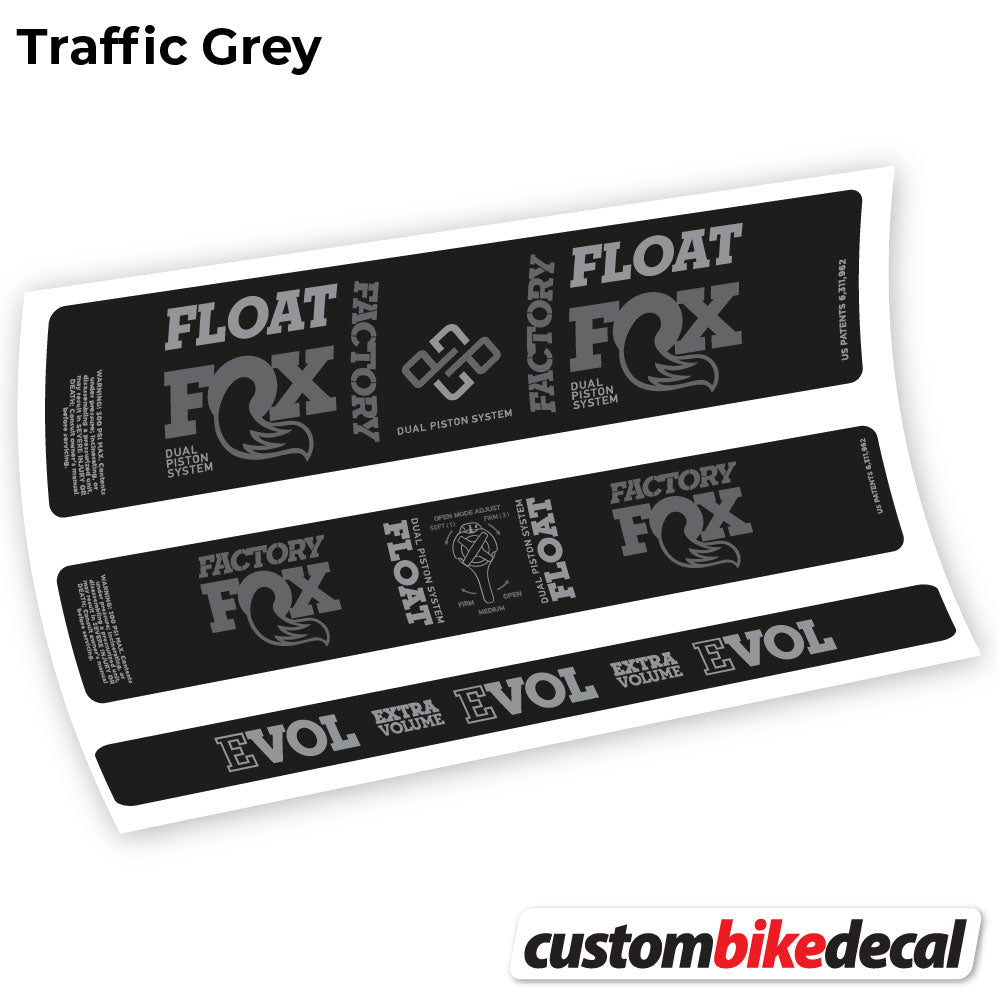 Aufkleber, Fox DPS Fabrik 2019, Rear Shox Sticker Vinyl