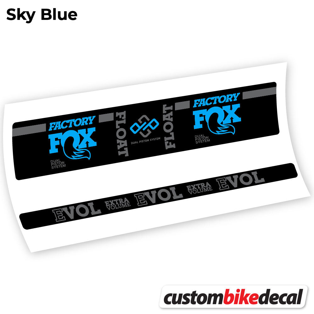 Decal, Fox Float Factory Float, Rear Shox Sticker Vinyl
