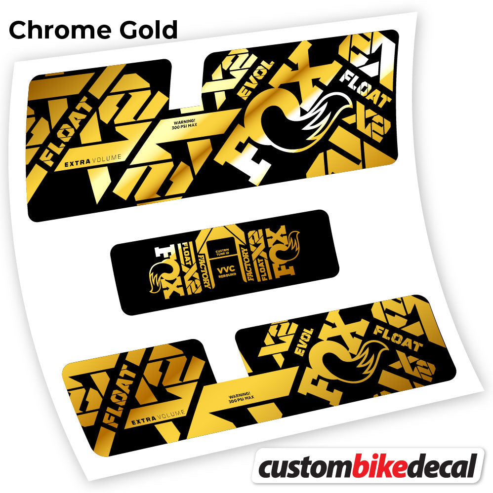 Aufkleber, Fox X2 Factory 2021, Rear Shox Sticker Vinyl