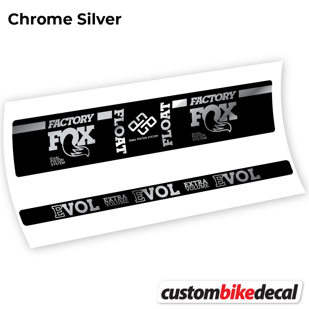 Decal, Fox Float Factory Float, Rear Shox Sticker Vinyl