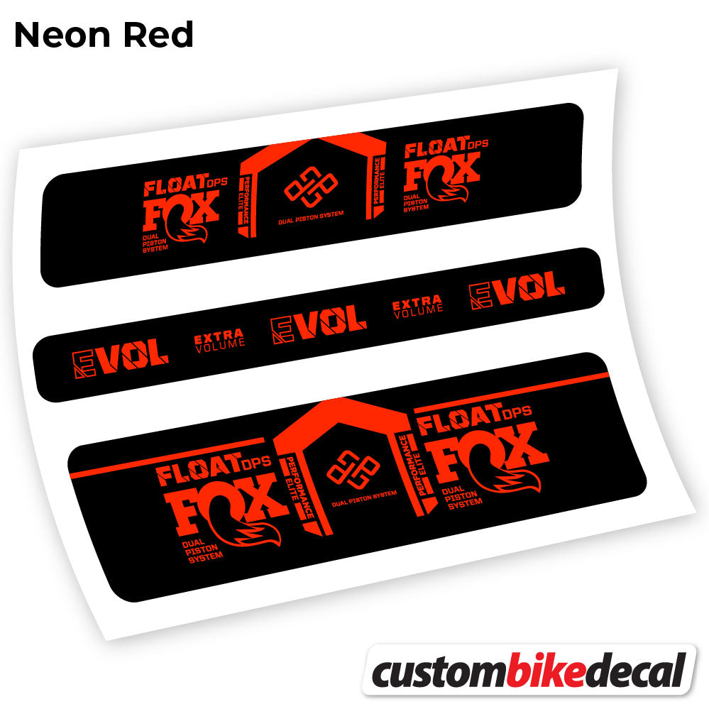 Aufkleber, Fox DPS Performance Elite 2021 Fernbedienung, Rear Shox Sticker Vinyl