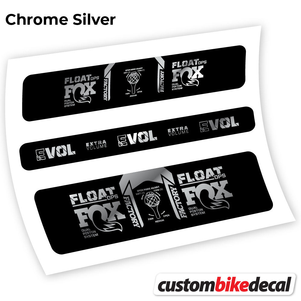 Aufkleber, Fox DPS Factory 2021, Rear Shox Sticker Vinyl