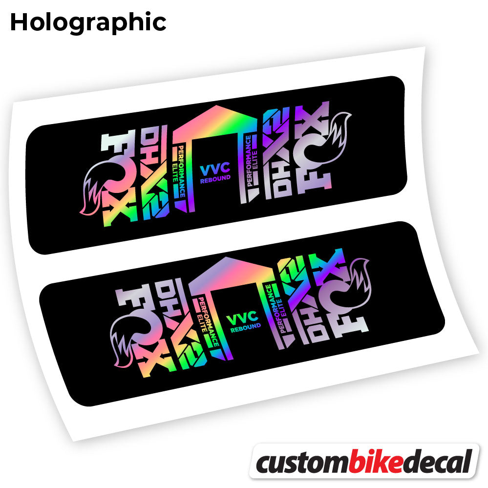 Aufkleber, Fox DHX2 Elite 2021, Rear Shox Sticker Vinyl