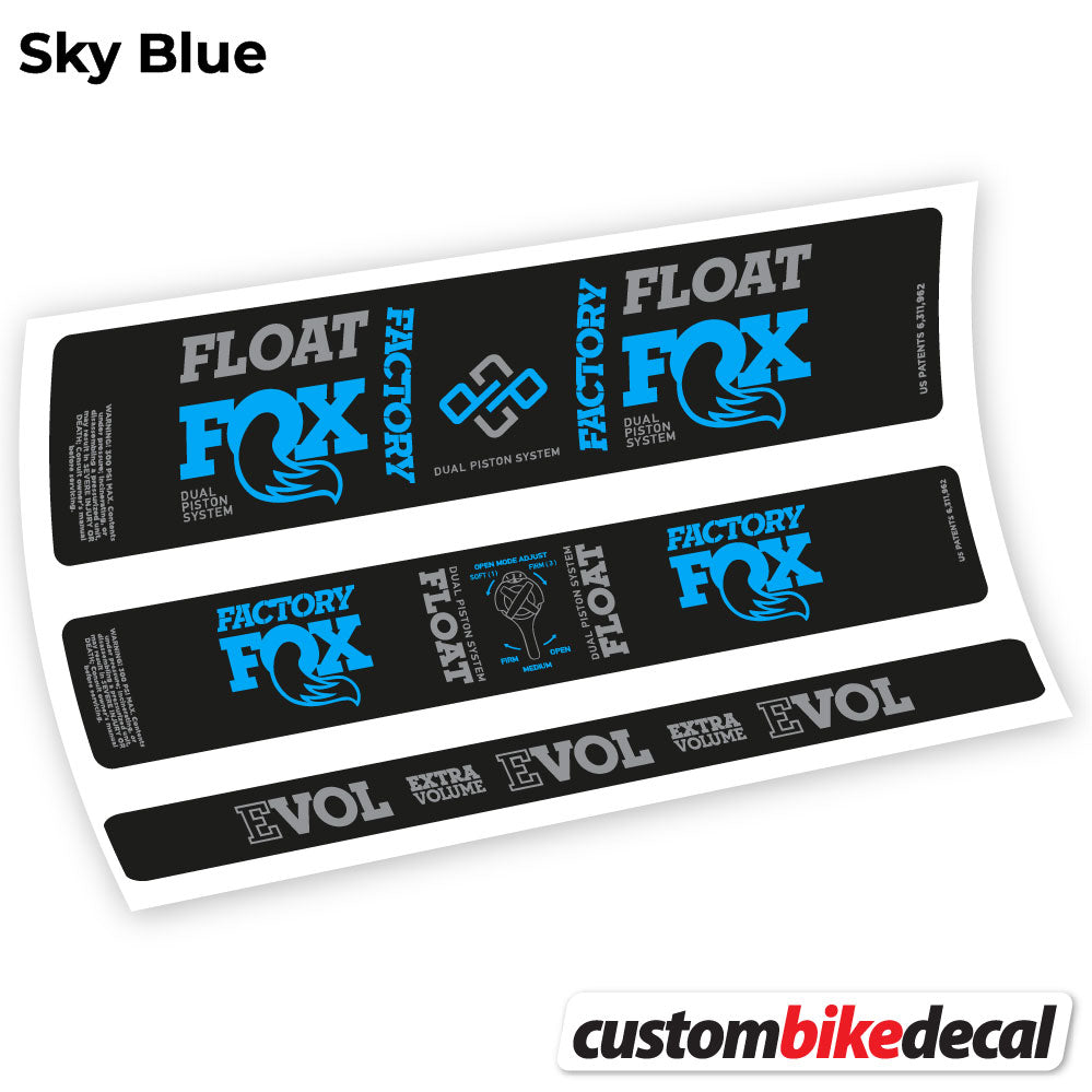 Aufkleber, Fox DPS Fabrik 2019, Rear Shox Sticker Vinyl