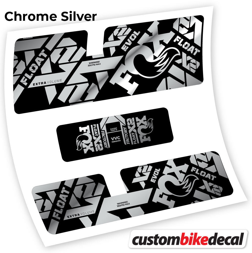 Aufkleber, Fox X2 Factory 2021, Rear Shox Sticker Vinyl