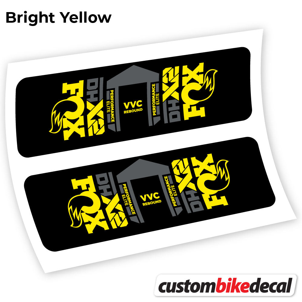 Aufkleber, Fox DHX2 Elite 2021, Rear Shox Sticker Vinyl