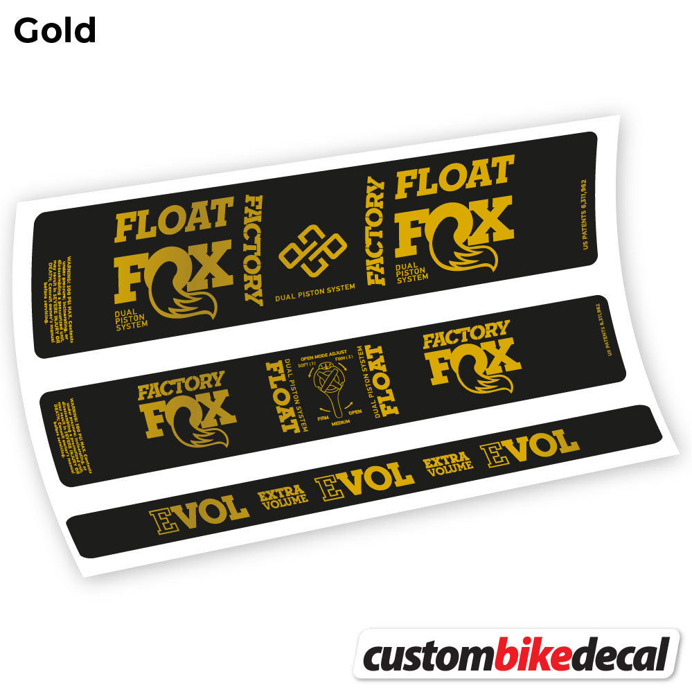 Aufkleber, Fox DPS Fabrik 2019, Rear Shox Sticker Vinyl