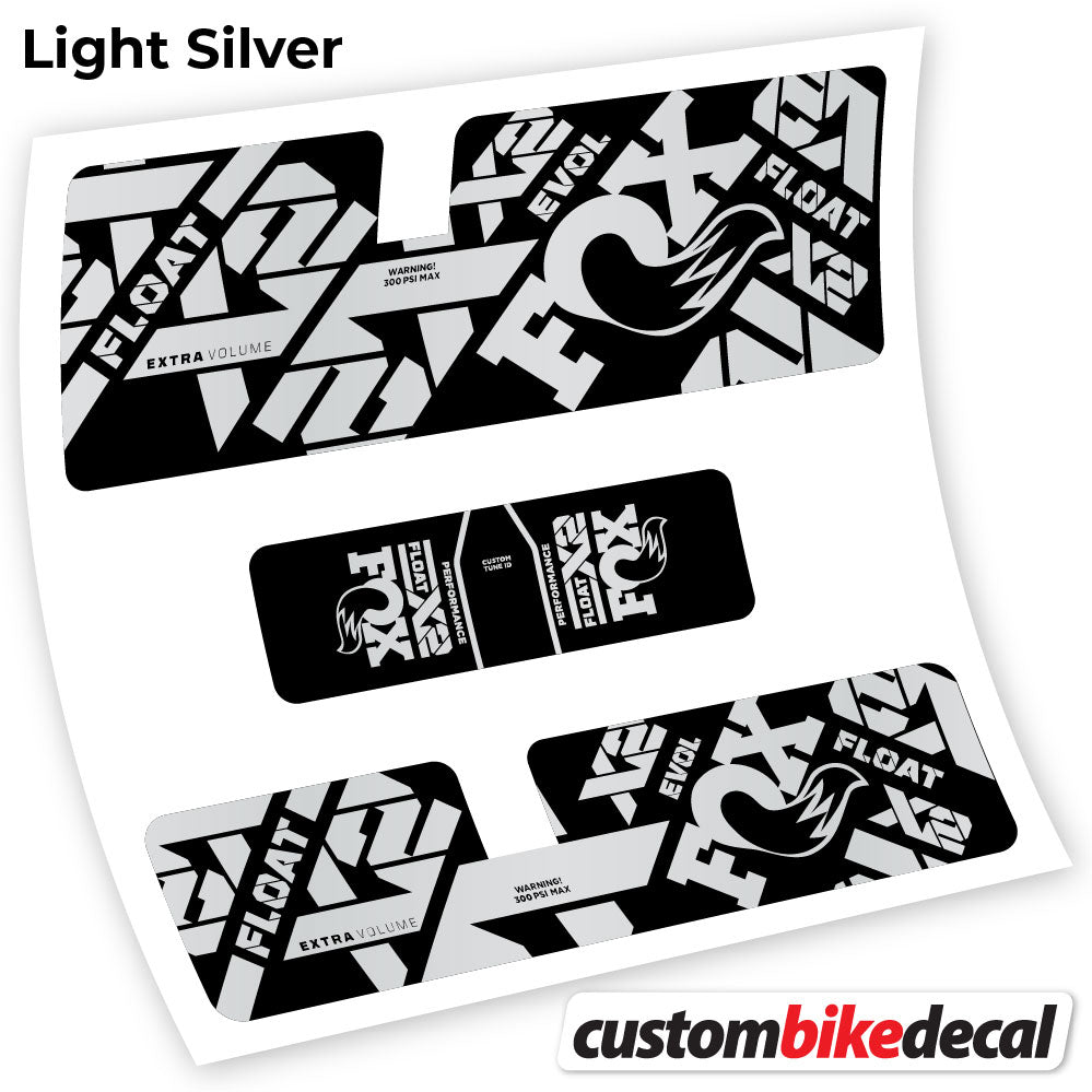 Aufkleber, Fox X2 Performance 2021, Rear Shox Sticker Vinyl