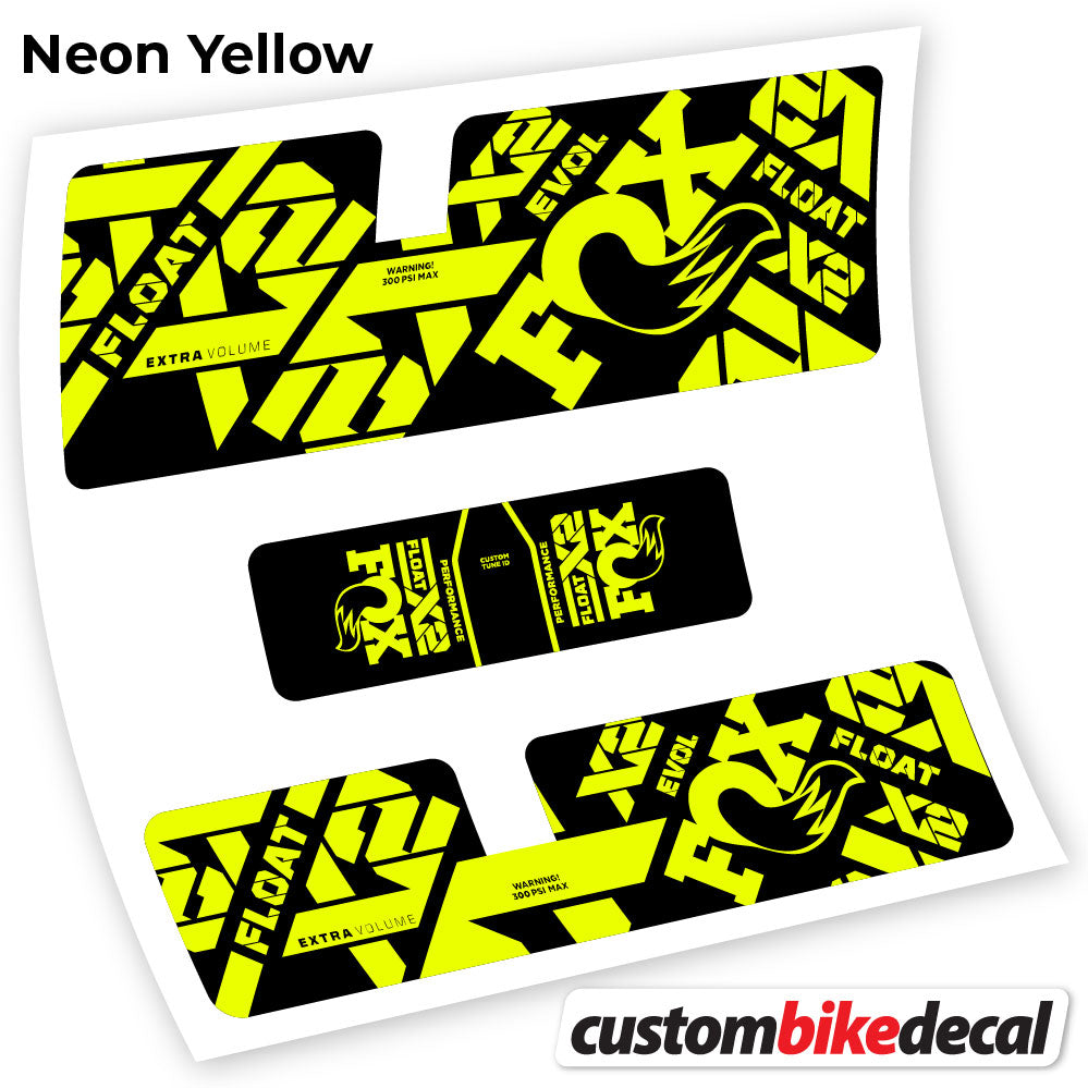 Aufkleber, Fox X2 Performance 2021, Rear Shox Sticker Vinyl